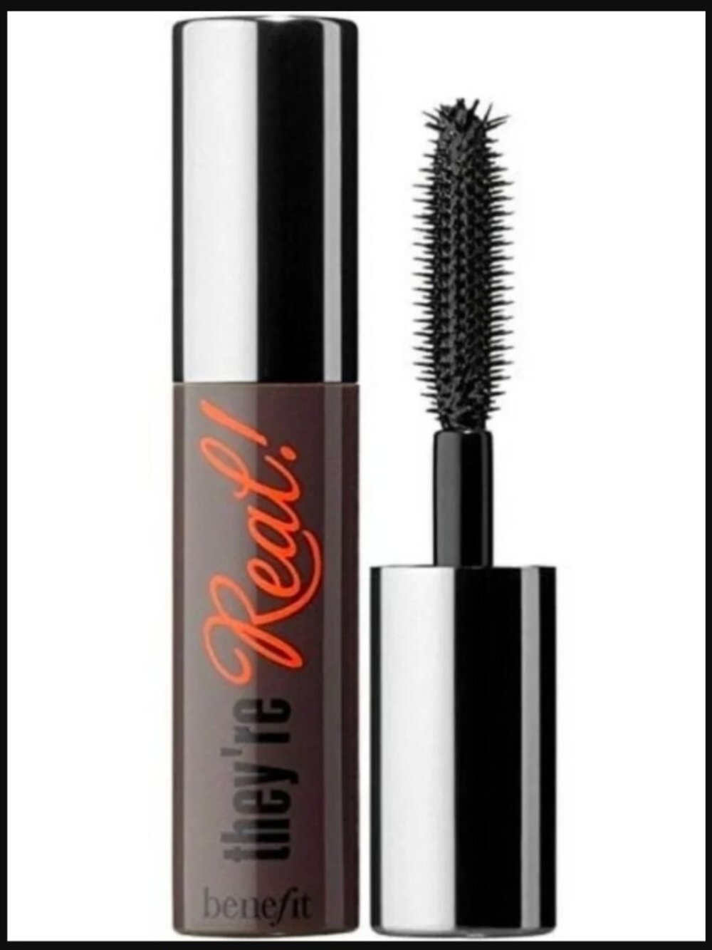 🔥3/$30 NIB Benefit Cosmetics They're Real! Lengthening Mascara Shade Jet Black - Picture 3 of 5